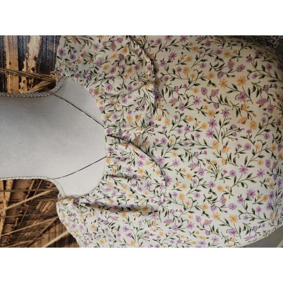 Wild Fable Floral Print Dress with Peter Pan Collar #74 - Picture 5 of 9